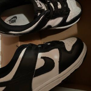 Nike Dunk Low Panda toddler white black 10c